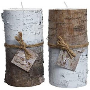 CANDELA D7H14CM LEGNO...