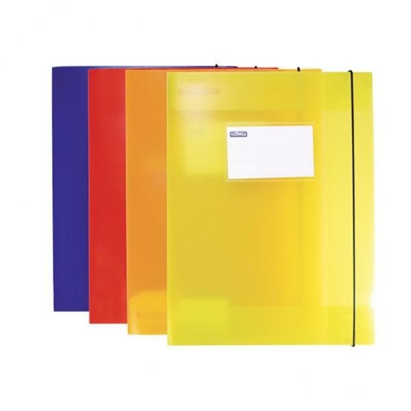 Cartellina con elastico - polipropilene - 42x32 cm - A3 - colori assortiti