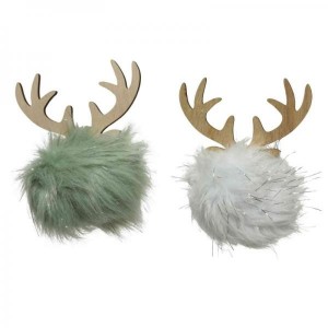 DECORO PALLA DI PELO CON...