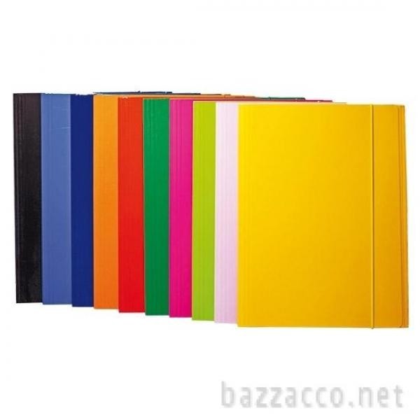7748HCPAS - Cartellina con elastico Happy Color colori Pastello - 33x24cm -  colori assortiti - Buffetti (Archivio-Cartelline - Cartelline con elastico)