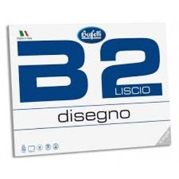 ALBUM DA DISEGNO B2 - F.TO 24X33 CM - RUVIDO - 20 FOGLI 110 G (Cod.  002100B2S)